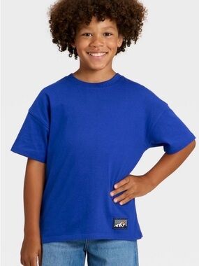 Cat & Jack Royal Blue Short Sleeve Crew Tee